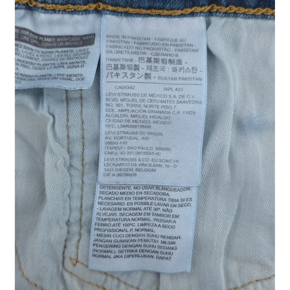 Levi's Mens Jeans 559 Relaxed Straight 44x30 Blue‎ Medium Wash Denim
